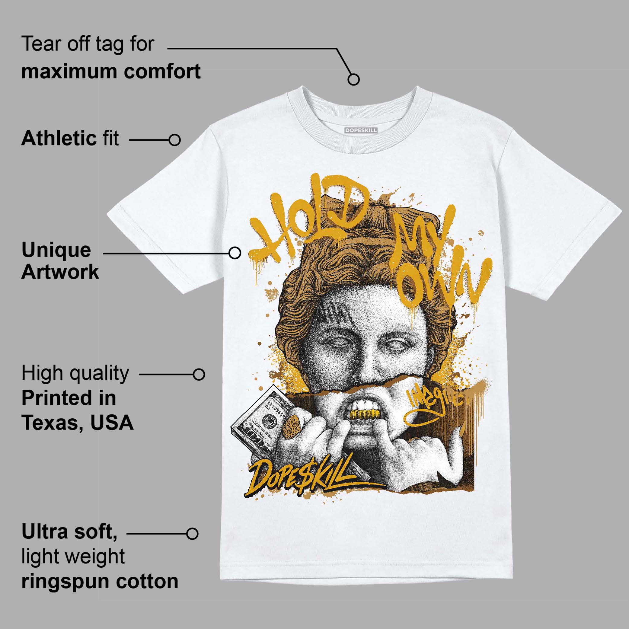 Wheat 13s superstreetwear T-Shirt Hold My Own Graphic