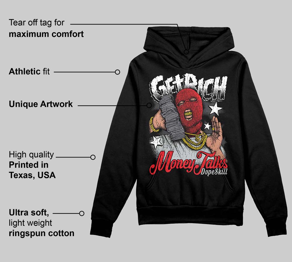 Fear 4s superstreetwear Hoodie Sweatshirt Get Rich Graphic