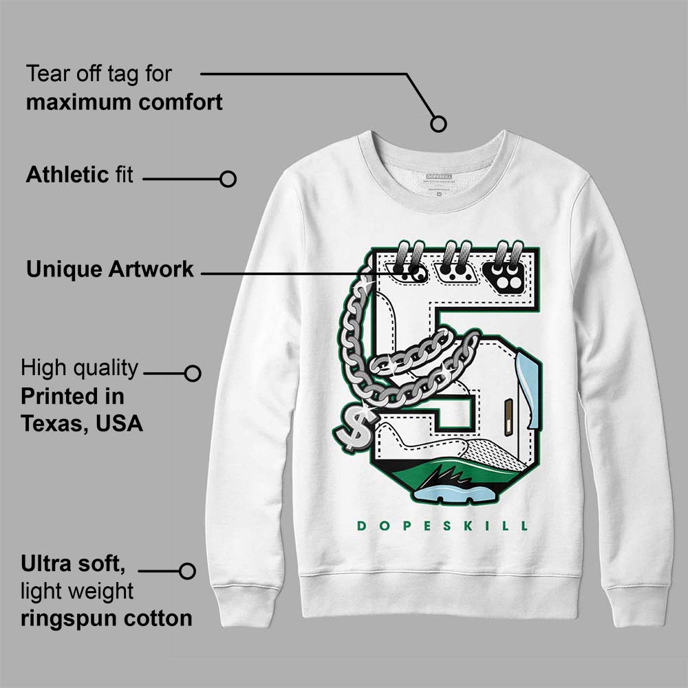 Lucky Green 5s superstreetwear Sweatshirt No.5 Graphic