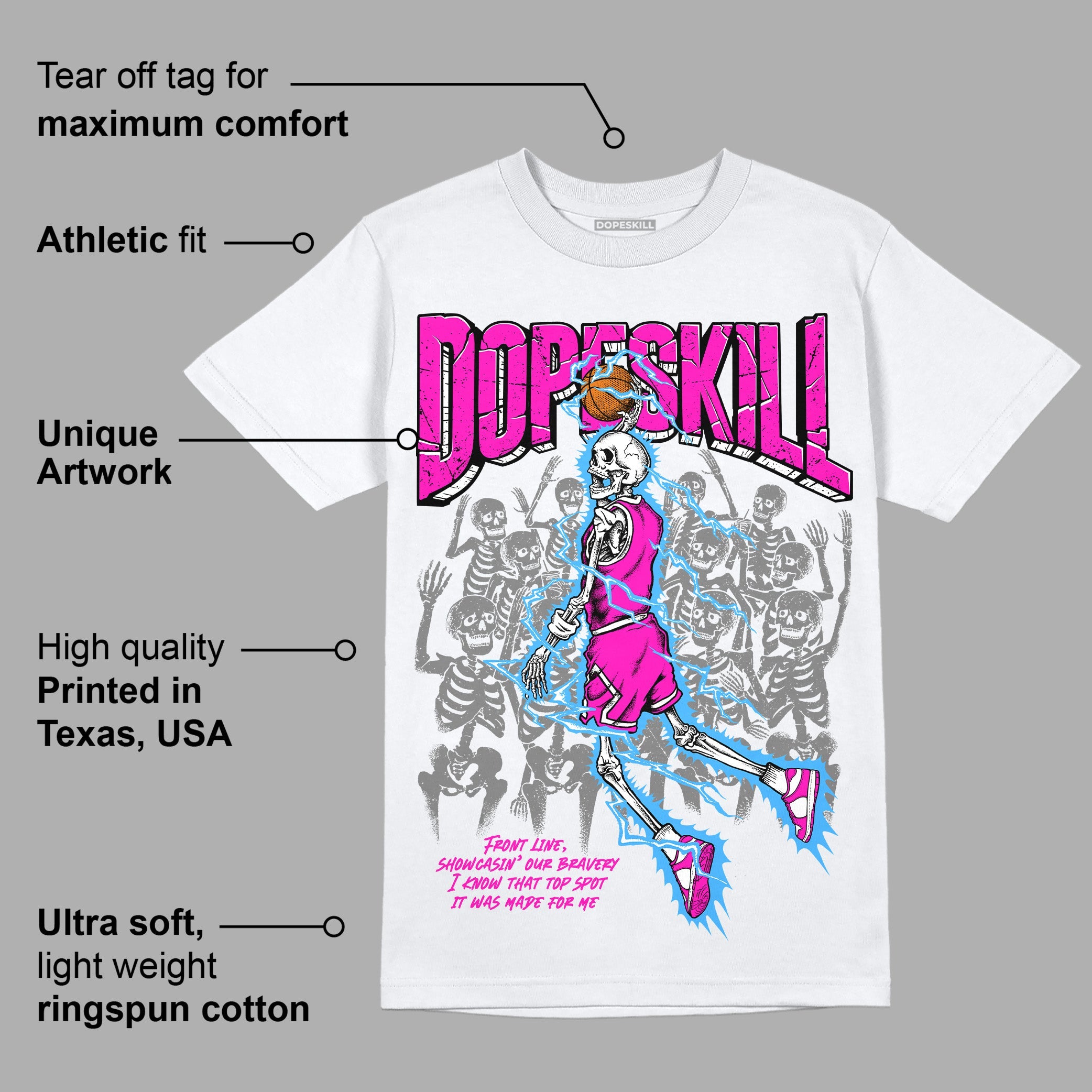 Dunk Low Active Fuchsia superstreetwear T-Shirt Thunder Dunk Graphic