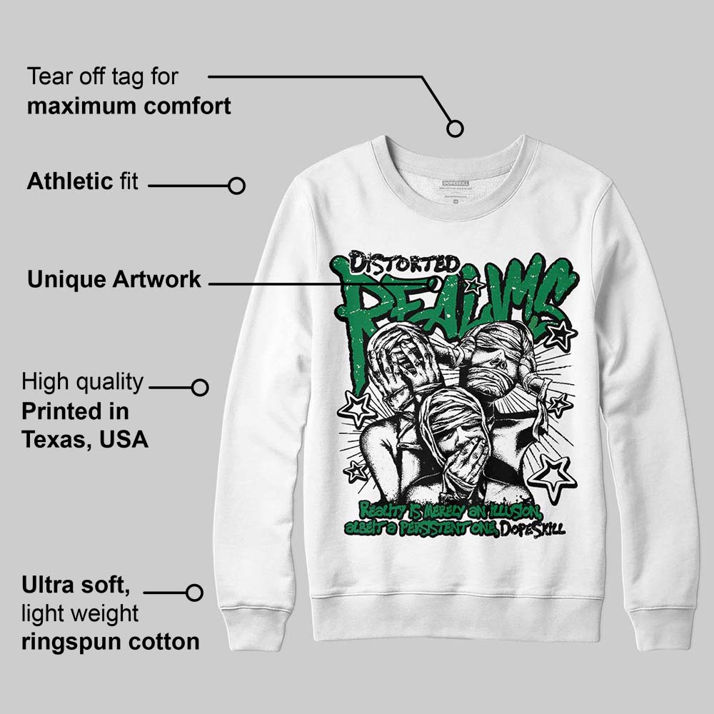 Green Collection superstreetwear Sweatshirt Distorted Realms Graphic