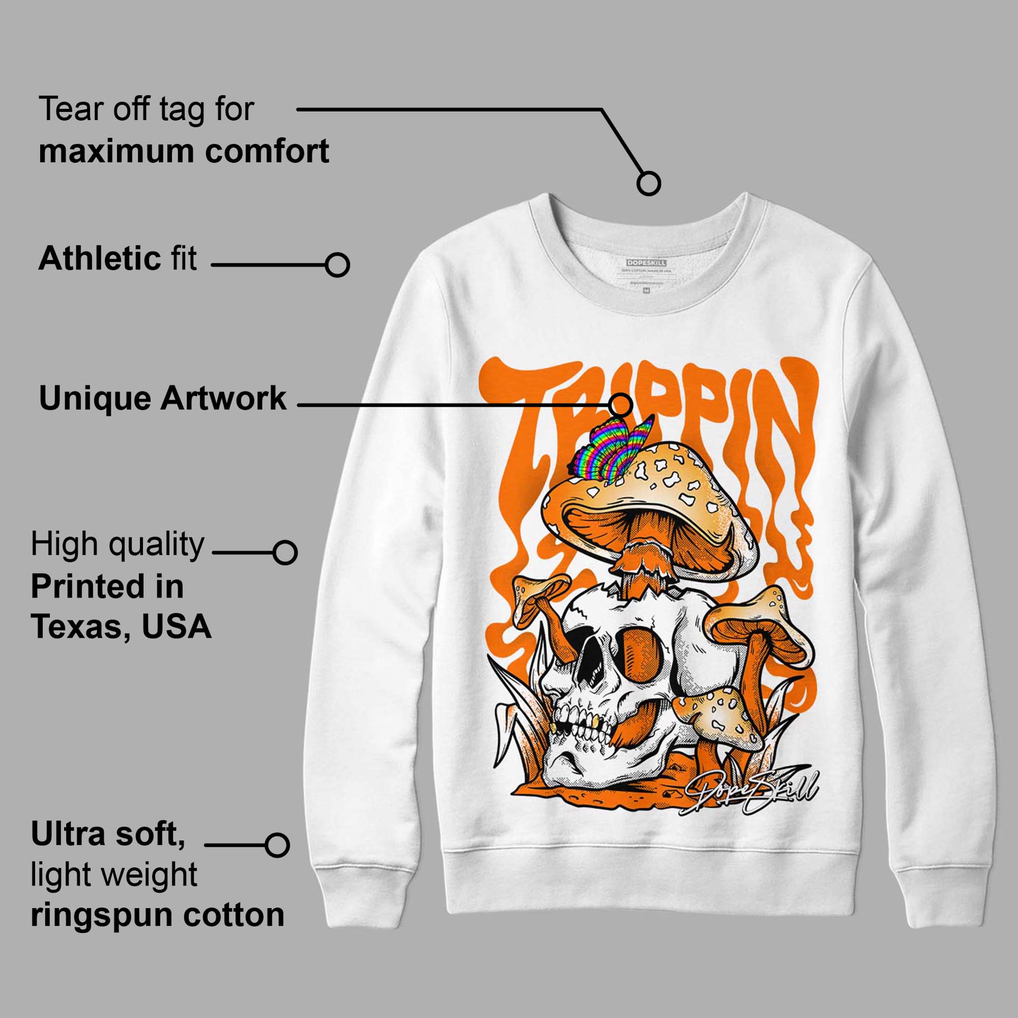 Dunk Low Magma Orange superstreetwear Sweatshirt Trippin Graphic