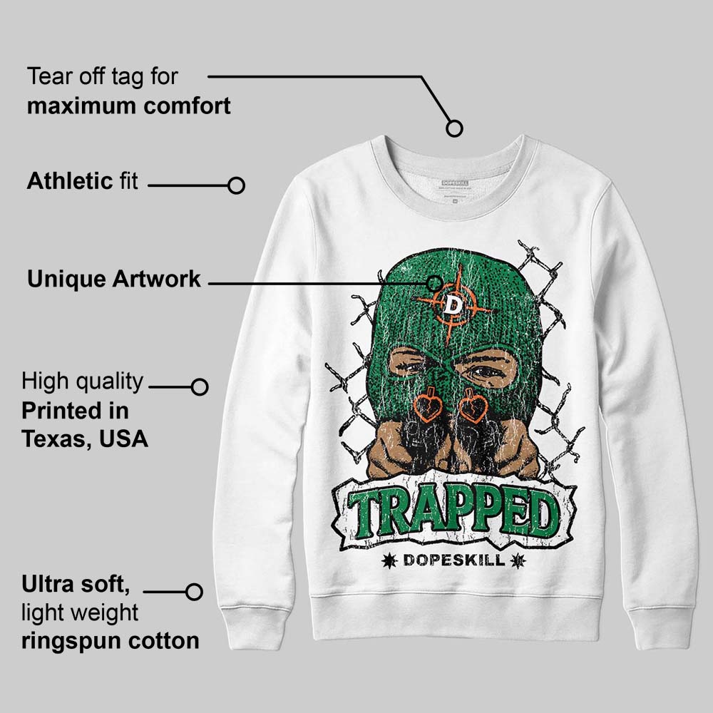 Green Collection superstreetwear Sweatshirt New Trapped Graphic