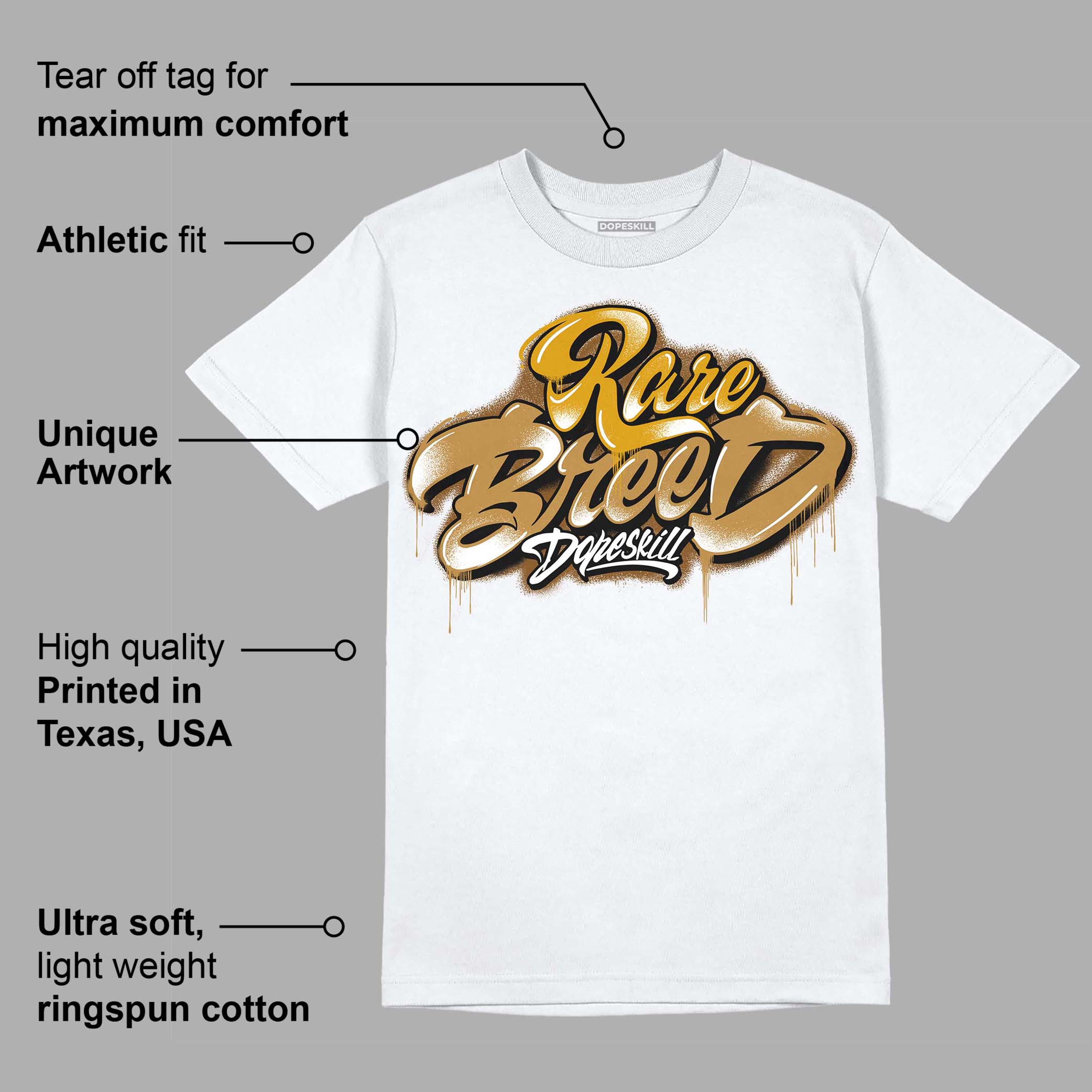 Wheat 13s superstreetwear T-Shirt Rare Breed Type Graphic