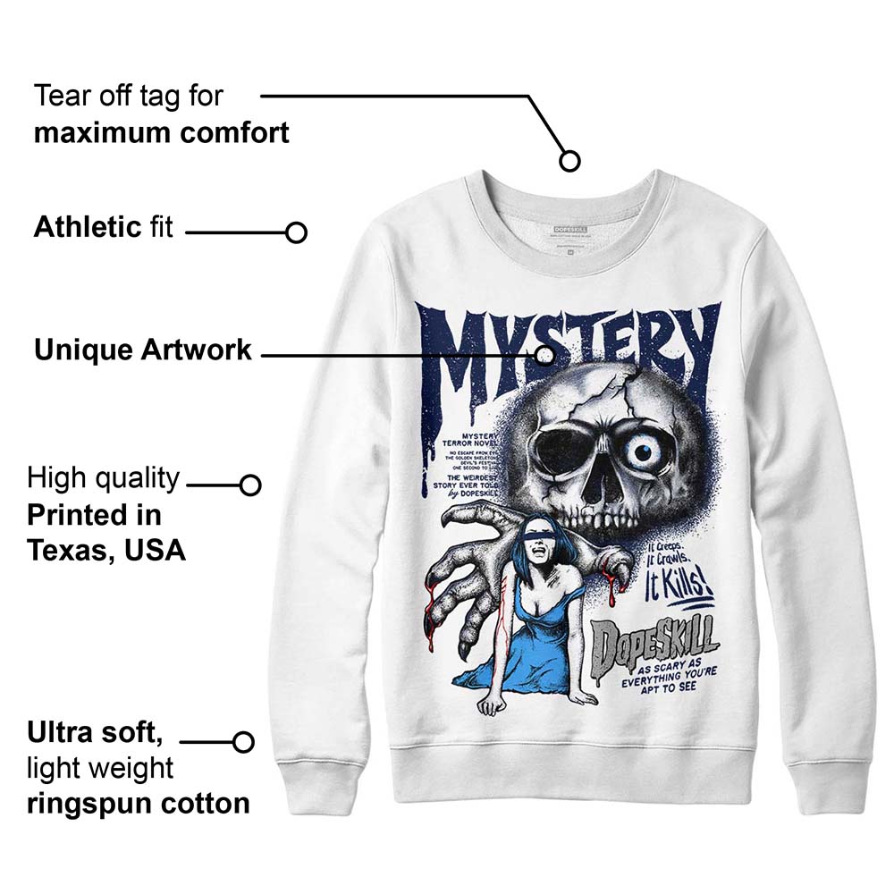 AJ Spizike White Obsidian superstreetwear Sweatshirt Mystery Ghostly Grasp Graphic