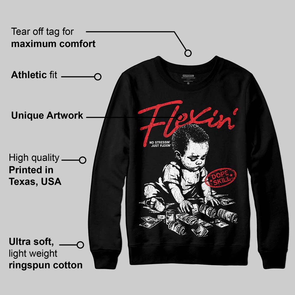 Red Collection superstreetwear Sweatshirt Flexin' Graphic
