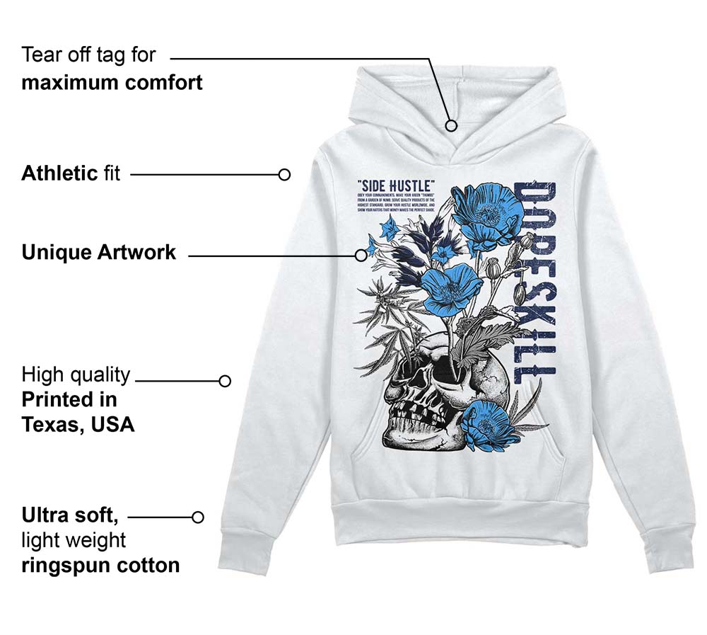 AJ Spizike White Obsidian superstreetwear Hoodie Sweatshirt Side Hustle Graphic