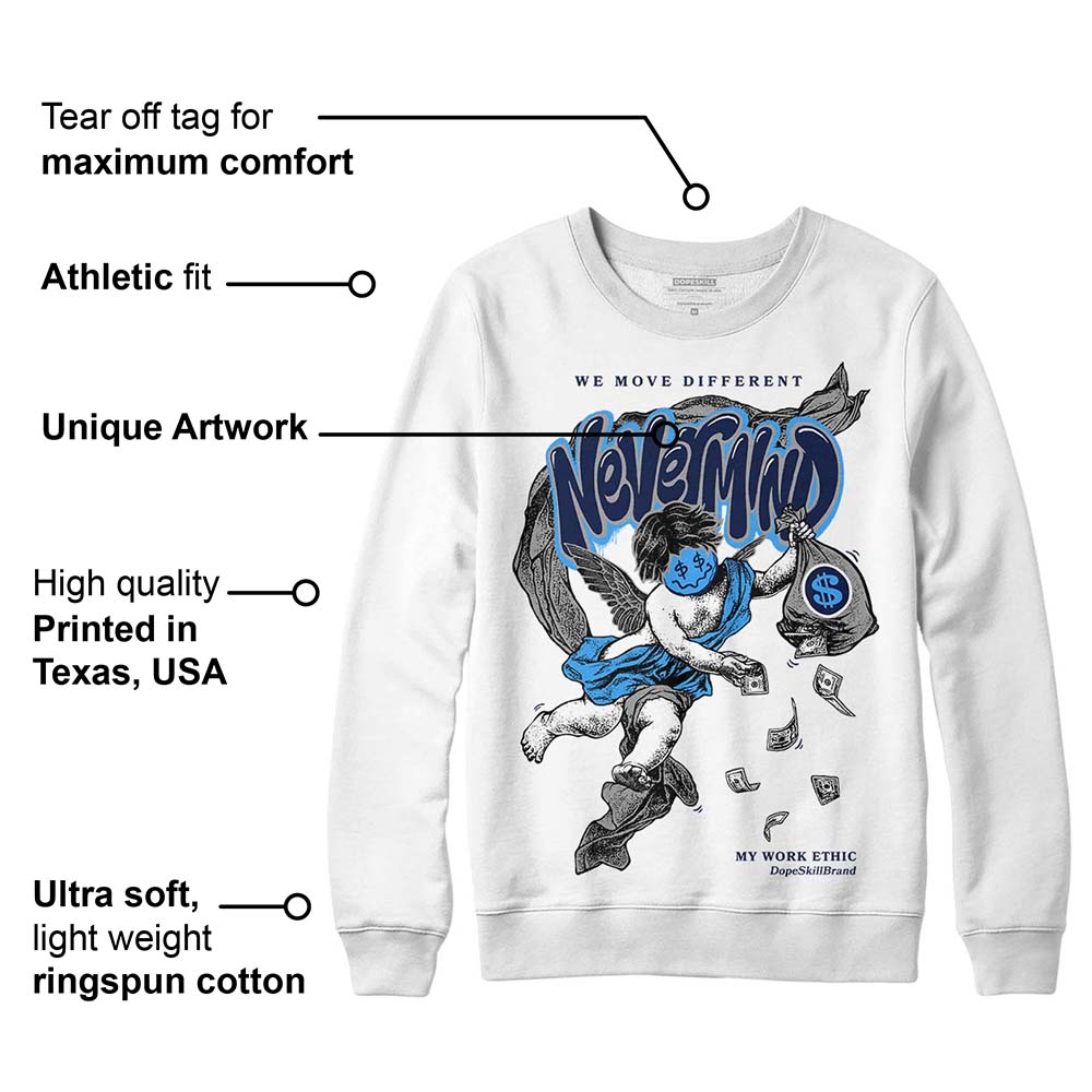 AJ Spizike White Obsidian superstreetwear Sweatshirt Nevermind Graphic