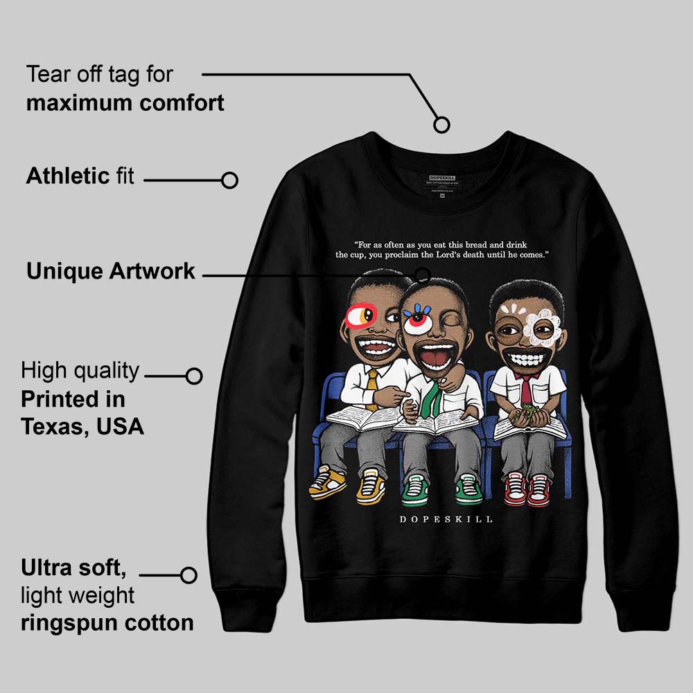 Black and White Collection superstreetwear Sweatshirt First Sunday Graphic