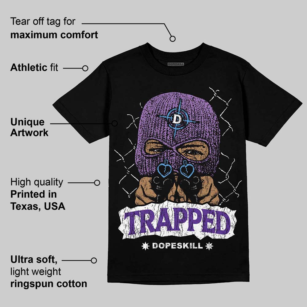 PURPLE Collection superstreetwear T-Shirt New Trapped Graphic