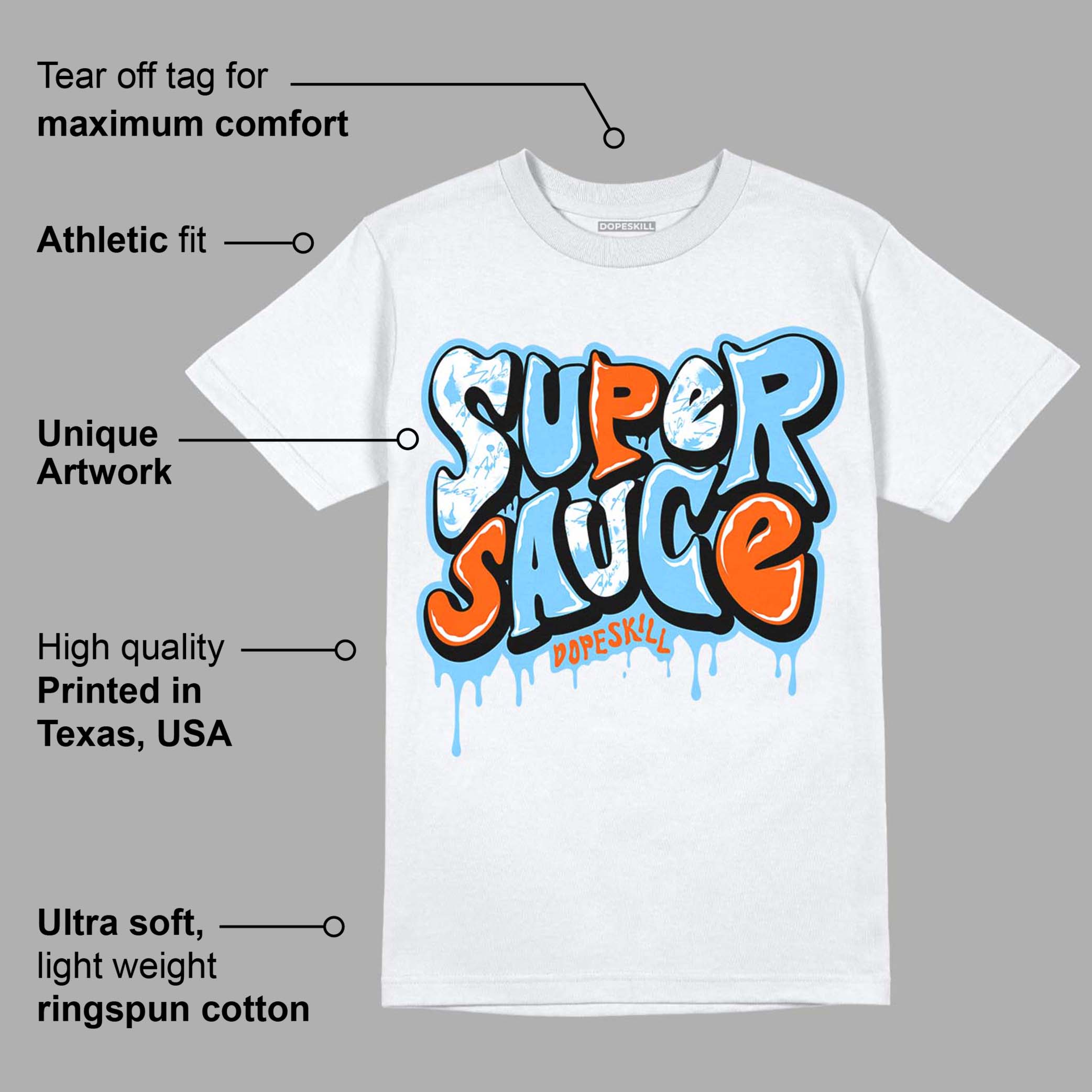 Dunk Low Futura University Blue superstreetwear T-Shirt Super Sauce Graphic