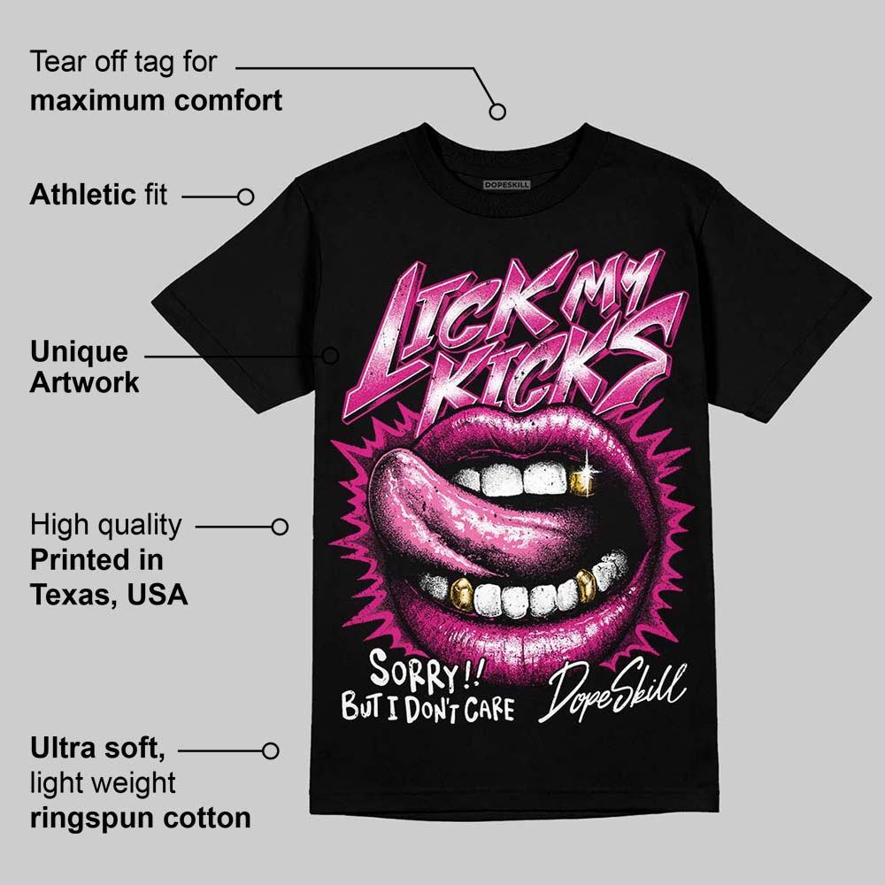 Rick RO Pink Leather Sneakers superstreetwear T-Shirt Lick My Kicks Graphic