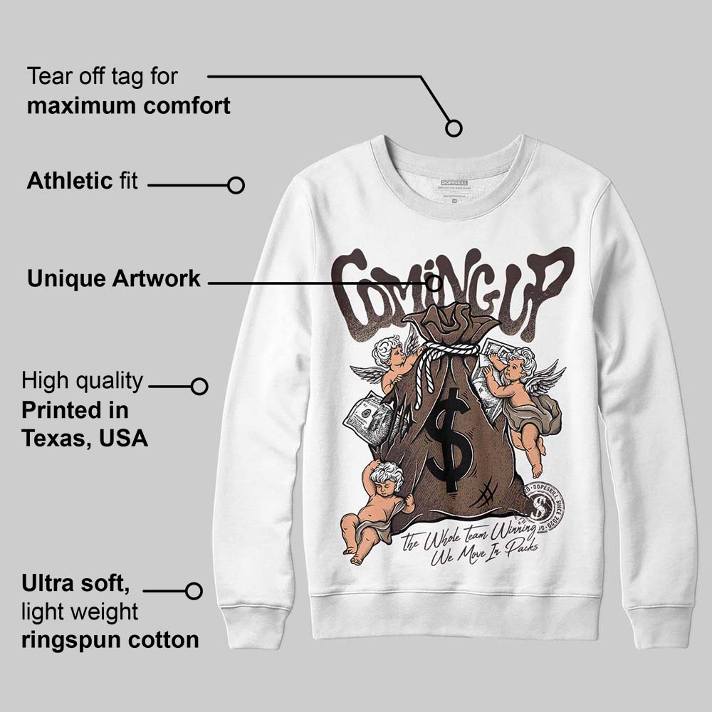 Baroque Brown 12s superstreetwear Sweatshirt Money Bag Coming Up Graphic
