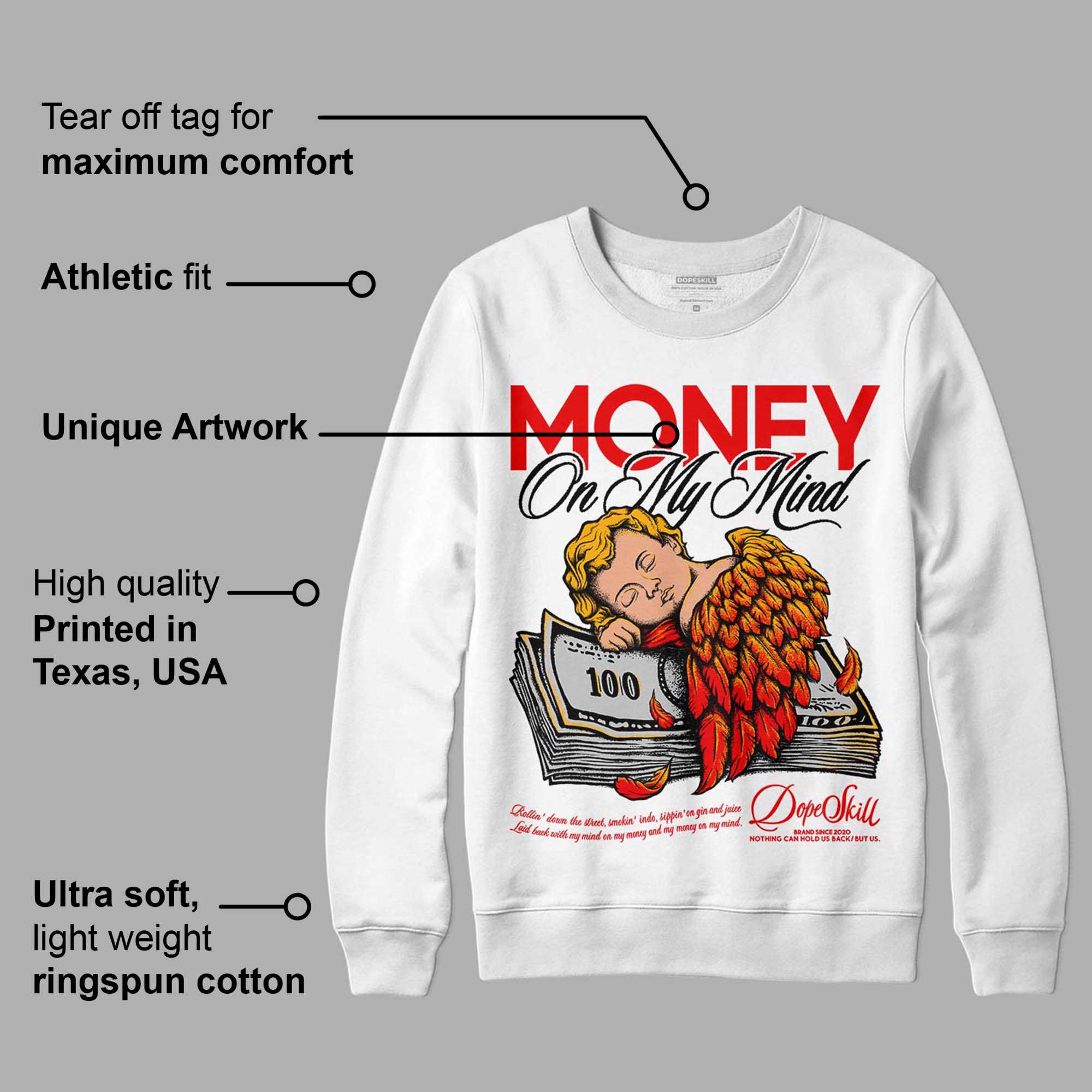 Cherry 12s superstreetwear Sweatshirt MOMM Graphic