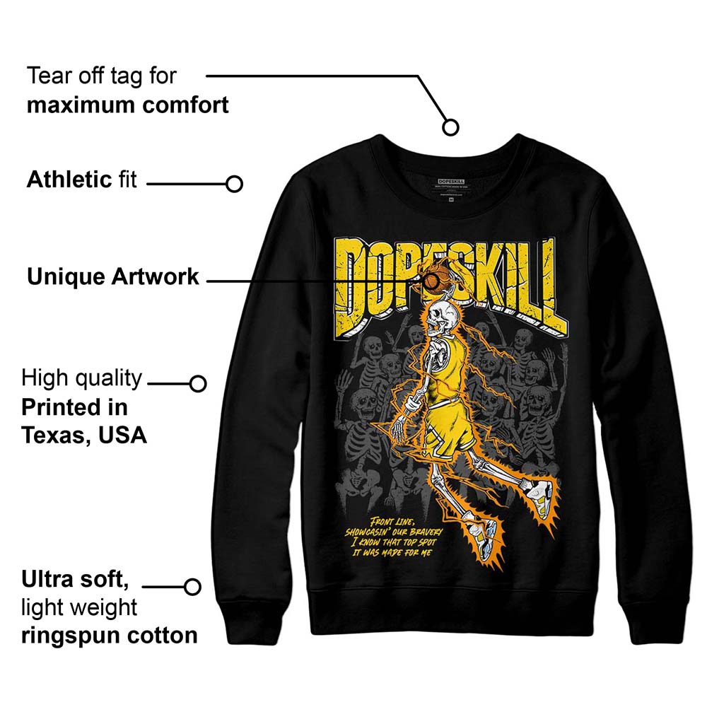 Yellow Ochre 6s superstreetwear Sweatshirt Thunder Dunk Graphic