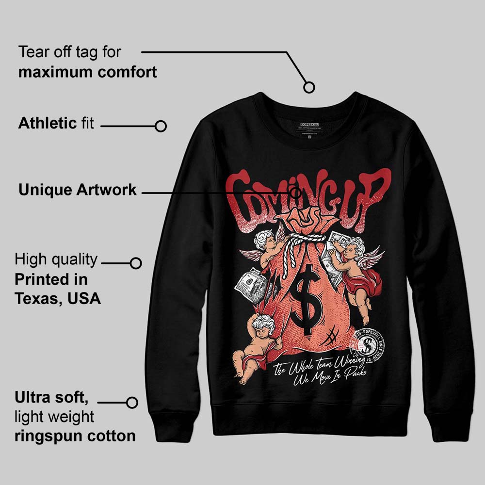 Rare Air Cinnabar 1s superstreetwear Sweatshirt Money Bag Coming Up Graphic