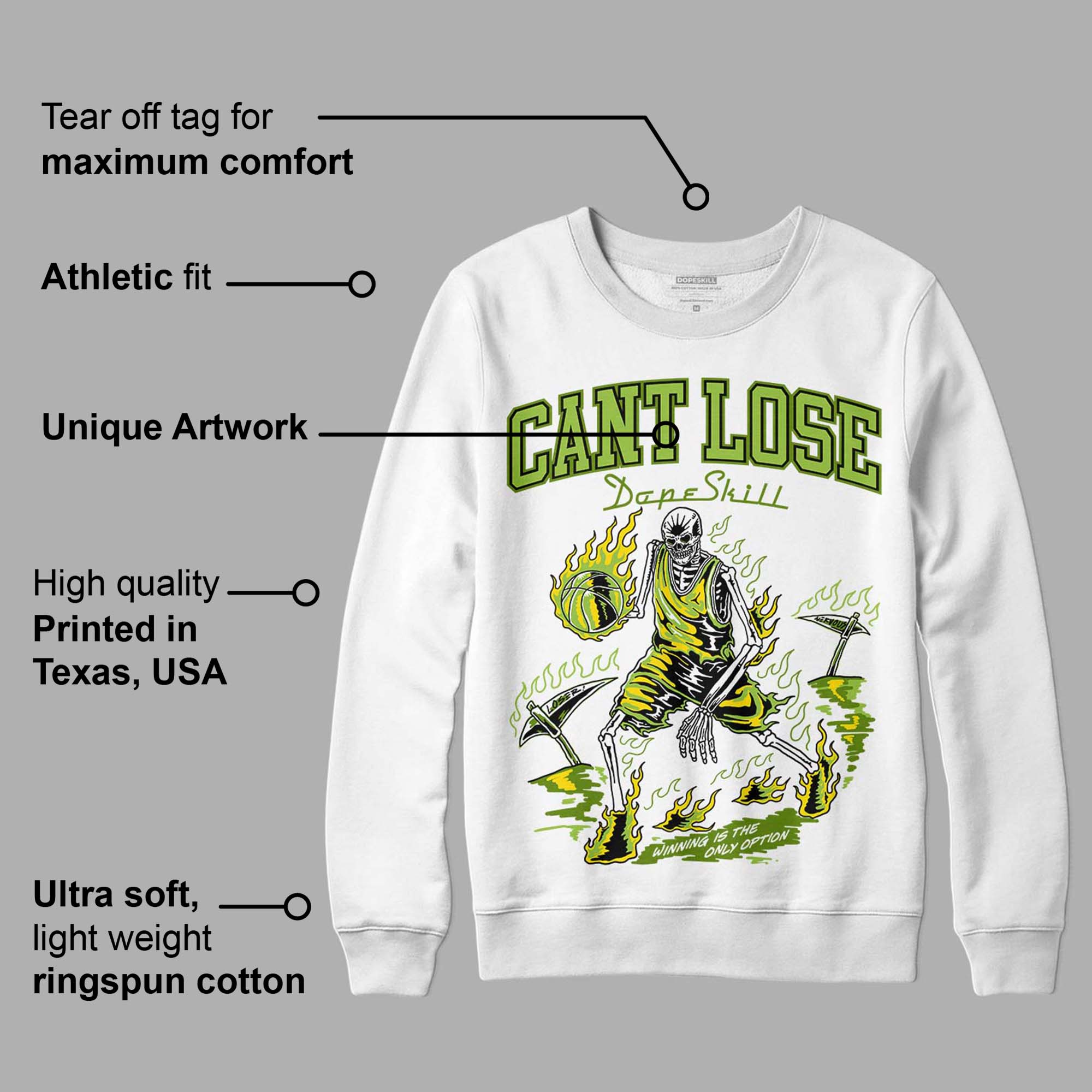Dunk Low 'Chlorophyll' superstreetwear Sweatshirt Cant Lose Graphic