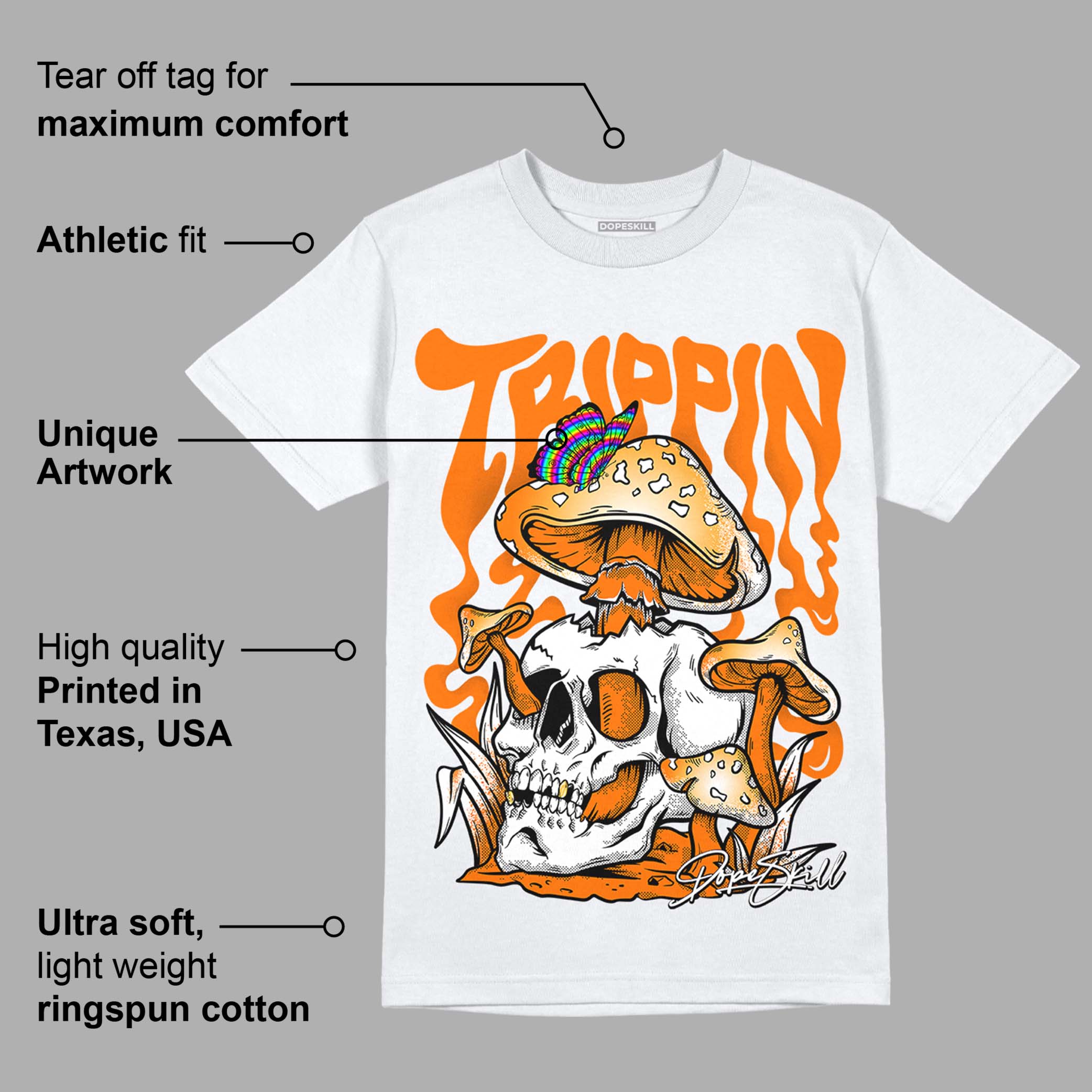 Dunk Low Magma Orange superstreetwear T-Shirt Trippin Graphic