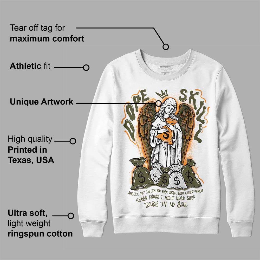 Olive 5s superstreetwear Sweatshirt Angels Graphic