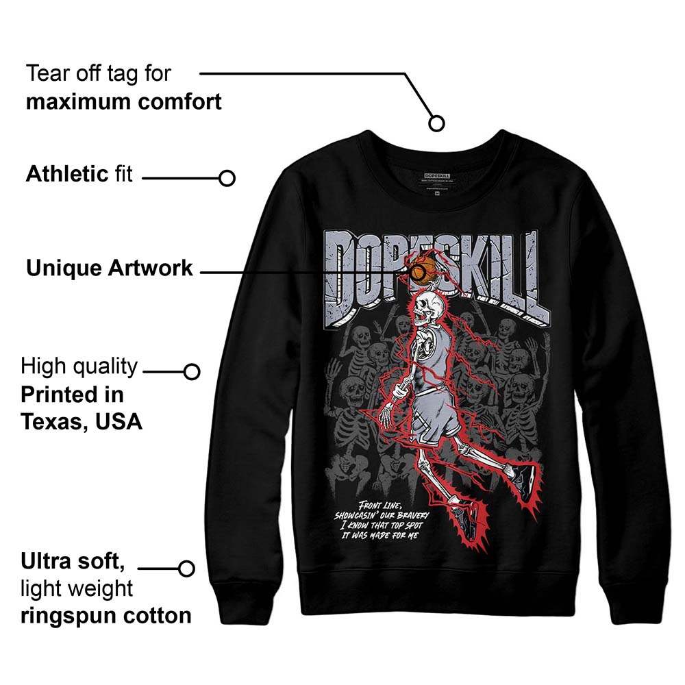 Bred Reimagined 4s superstreetwear Sweatshirt Thunder Dunk Graphic