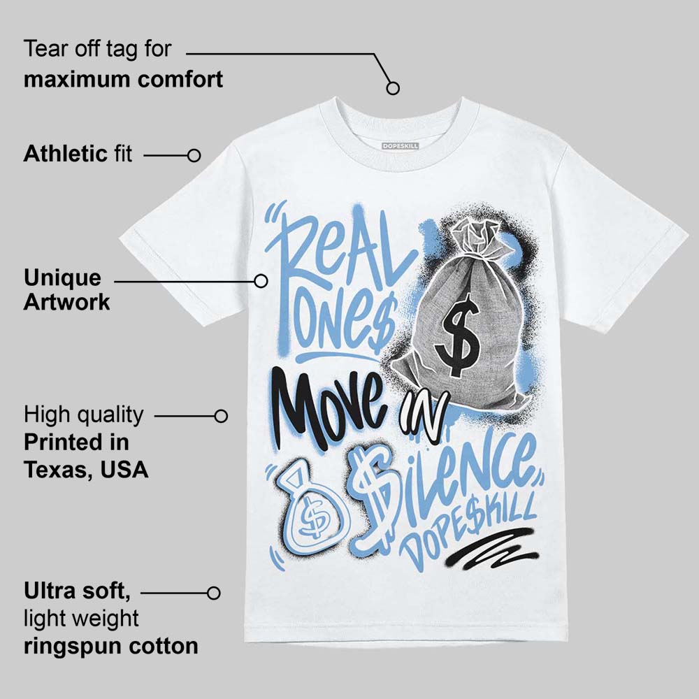 Melo 12s superstreetwear T-Shirt Real Ones Move In Silence Graphic