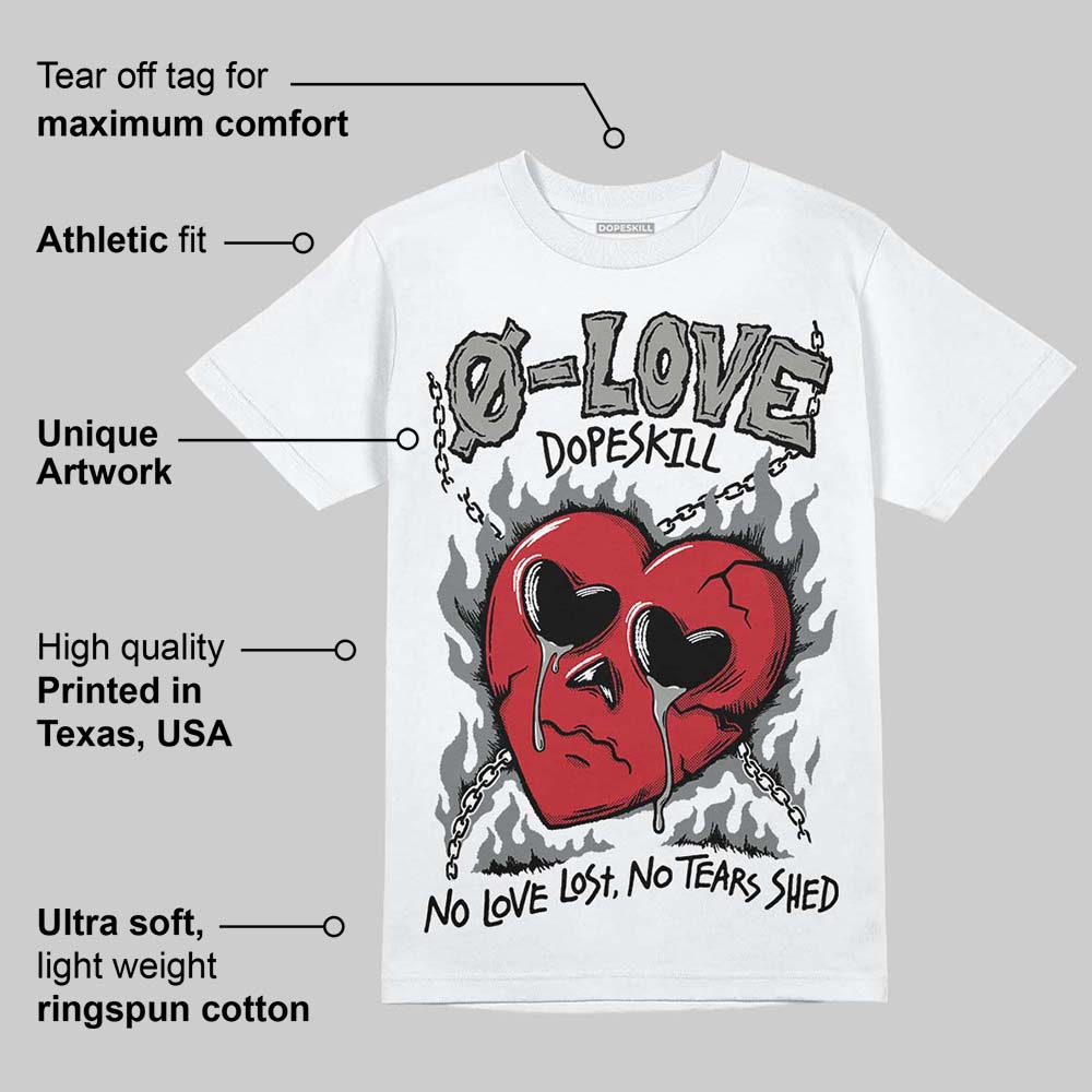 Cool Grey 9s superstreetwear T-Shirt Crying Heart Graphic