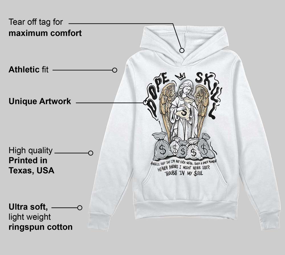 Reverse Metallic 5s superstreetwear Hoodie Sweatshirt Angels Graphic