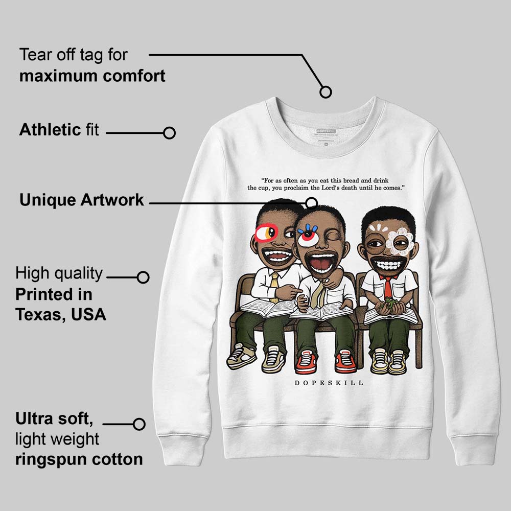 Olive Collection superstreetwear Sweatshirt First Sunday Graphic