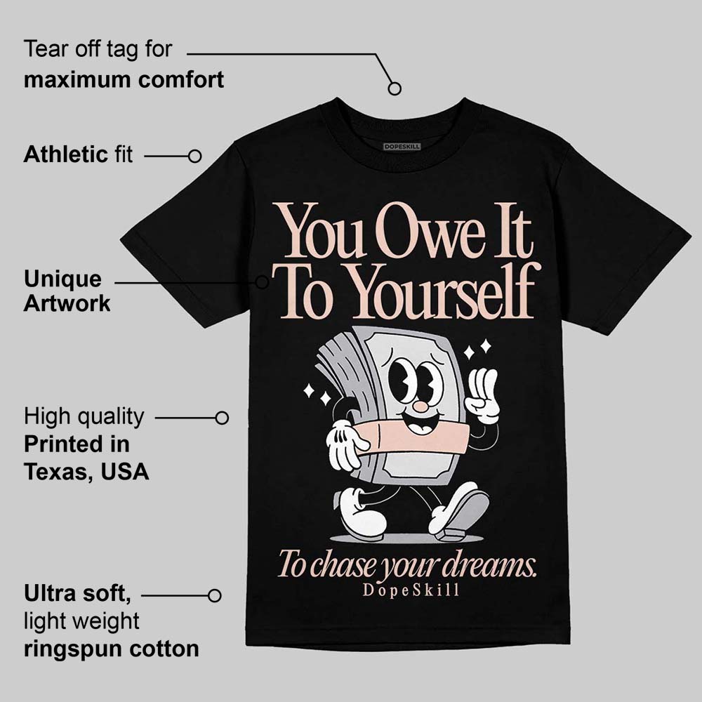 1130 Oyster Grey superstreetwear T-Shirt Owe It To Yourself Graphic