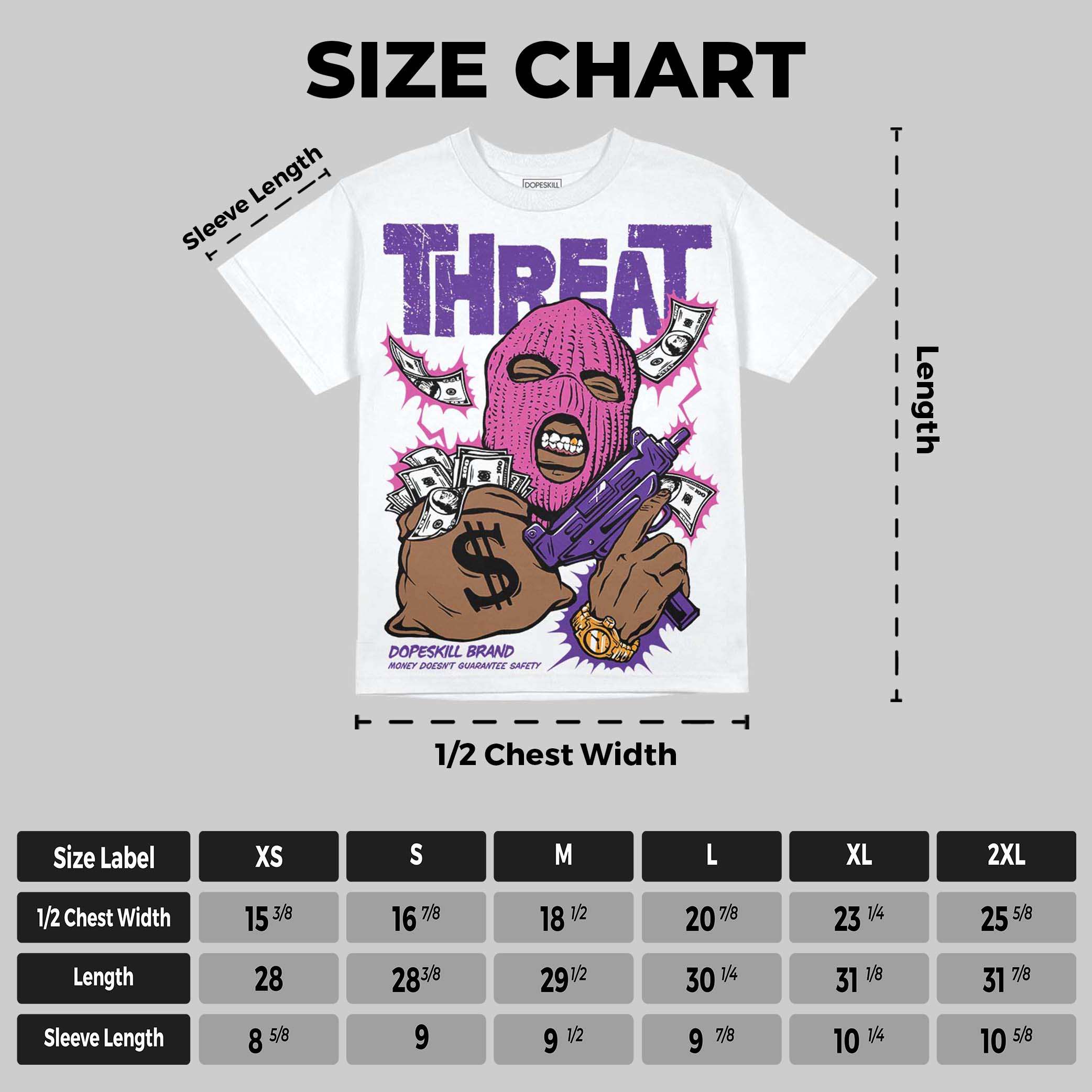 PURPLE Collection superstreetwear Oversize Print T-Shirt Under Threat Graphic