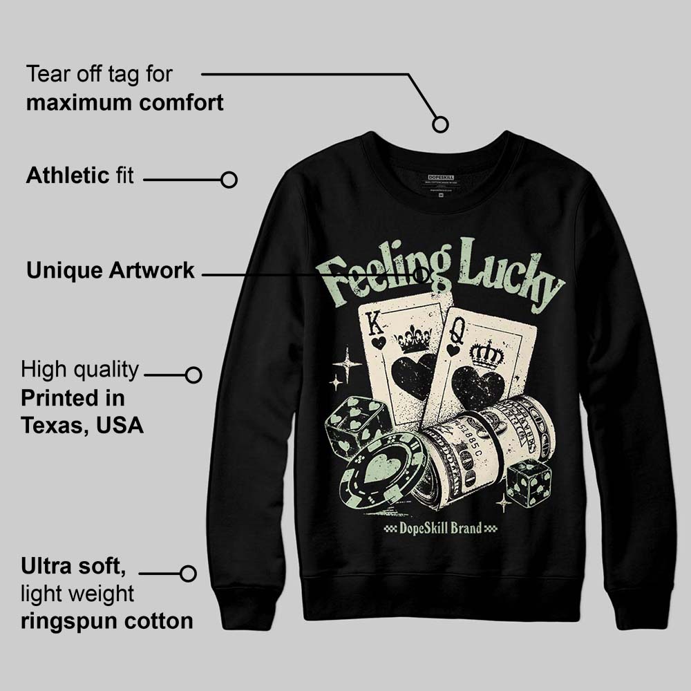 Seafoam 4s 2025 superstreetwear Sweatshirt Feeling Lucky Graphic