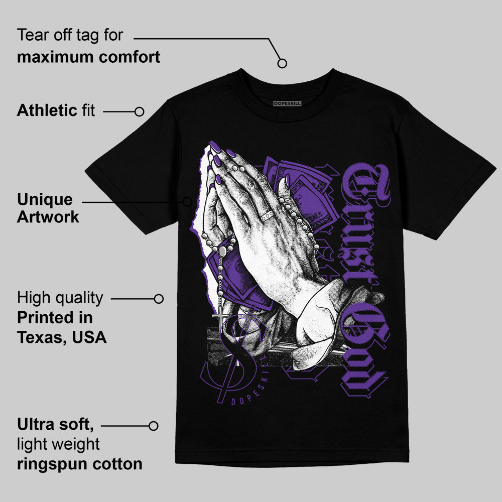 PURPLE Collection superstreetwear T-Shirt Trust God Graphic
