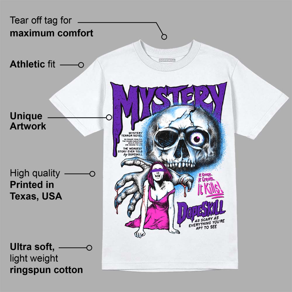 Dunk Purple Championship Court White superstreetwear T-Shirt Mystery Ghostly Grasp Graphic