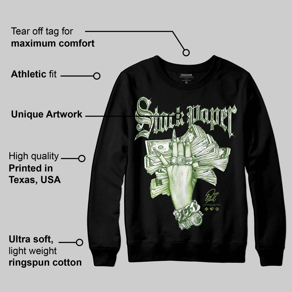 Neon Green Collection superstreetwear Sweatshirt Stack Paper Graphic