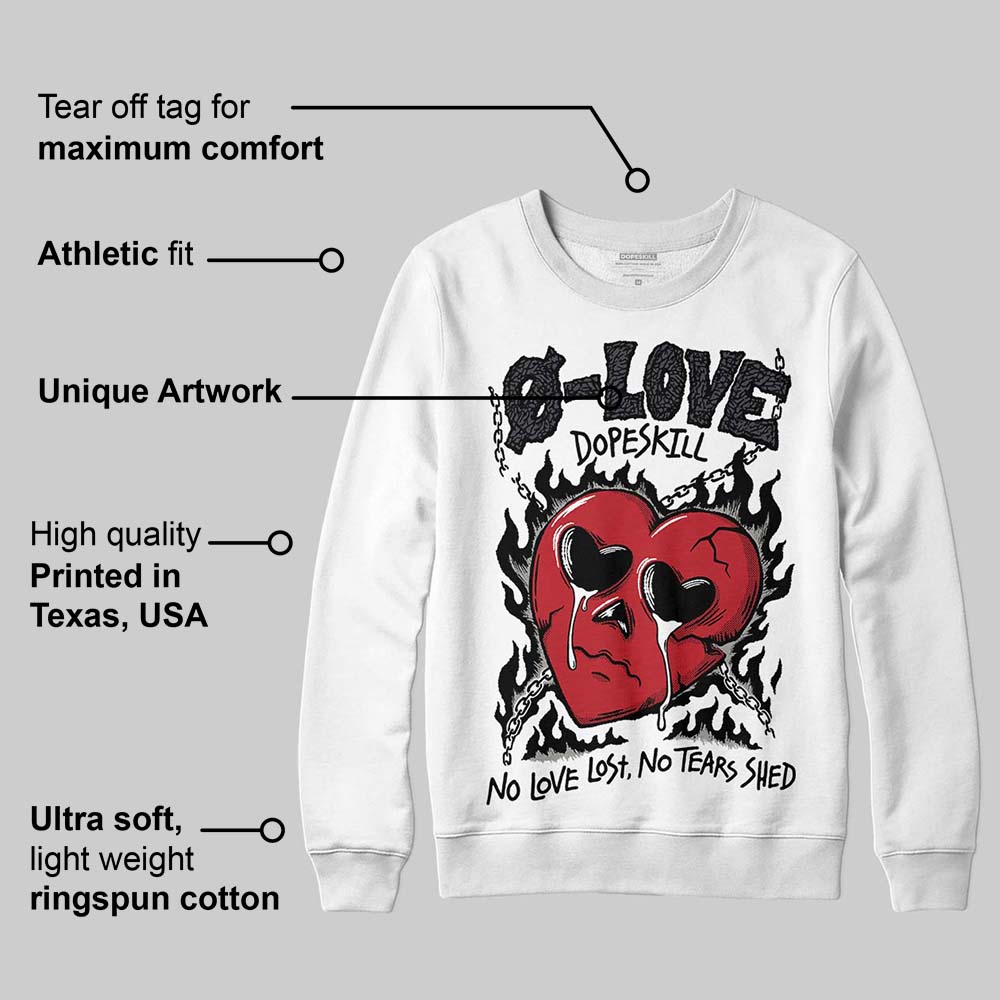 Black Cat 3s superstreetwear Sweatshirt Crying Heart Graphic