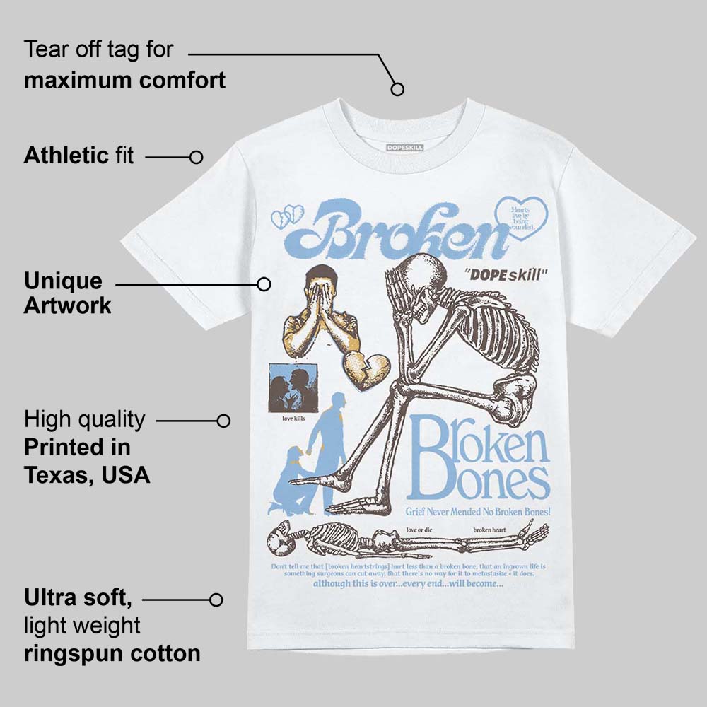 Handball Spezial Light Blue superstreetwear T-Shirt Broken Bones Graphic