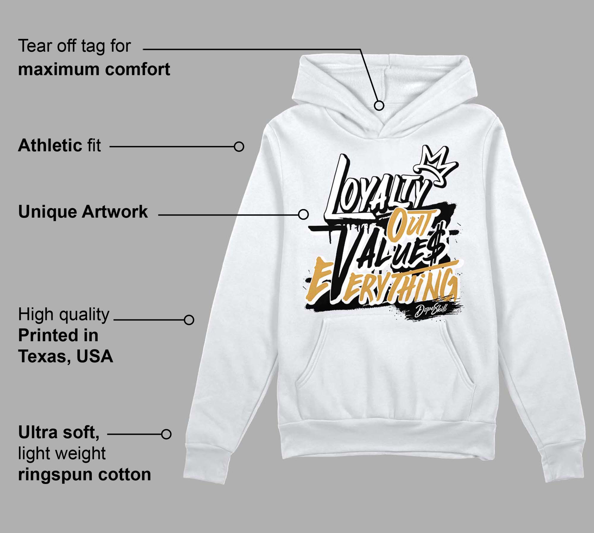 Gratitude 11s superstreetwear Hoodie Sweatshirt LOVE Graphic