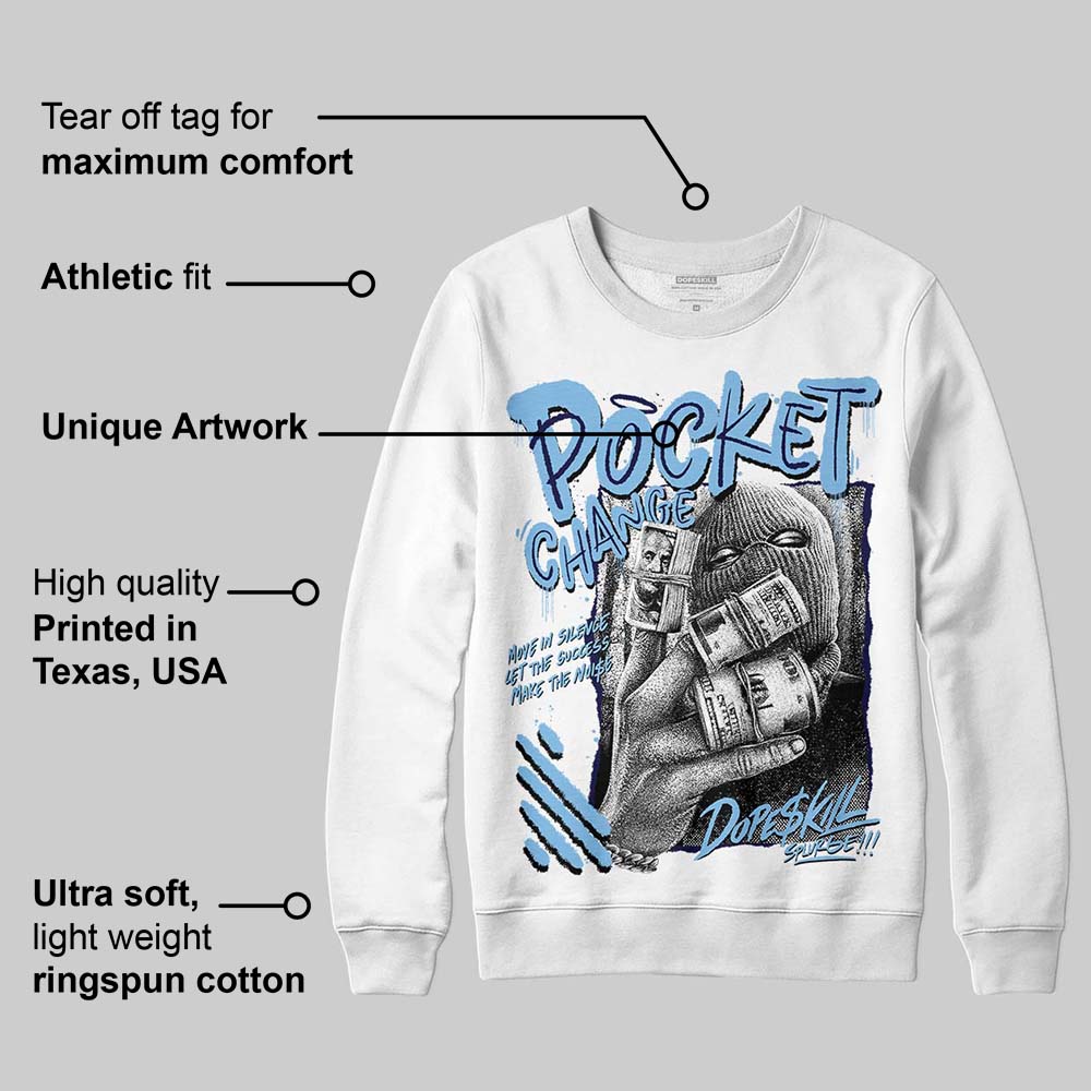 University Blue Collection superstreetwear Sweatshirt Pocket Change Graphic