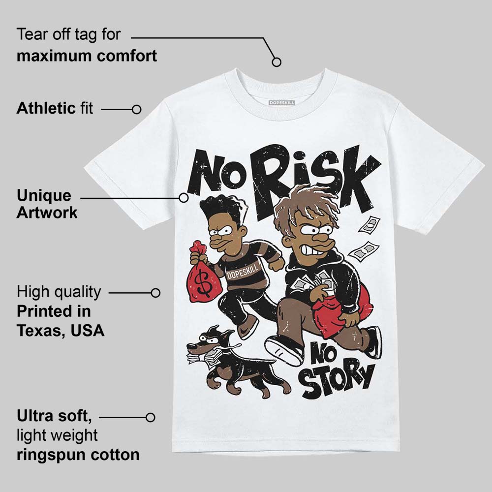 Olive 9s superstreetwear T-Shirt No Risk No Story Graphic