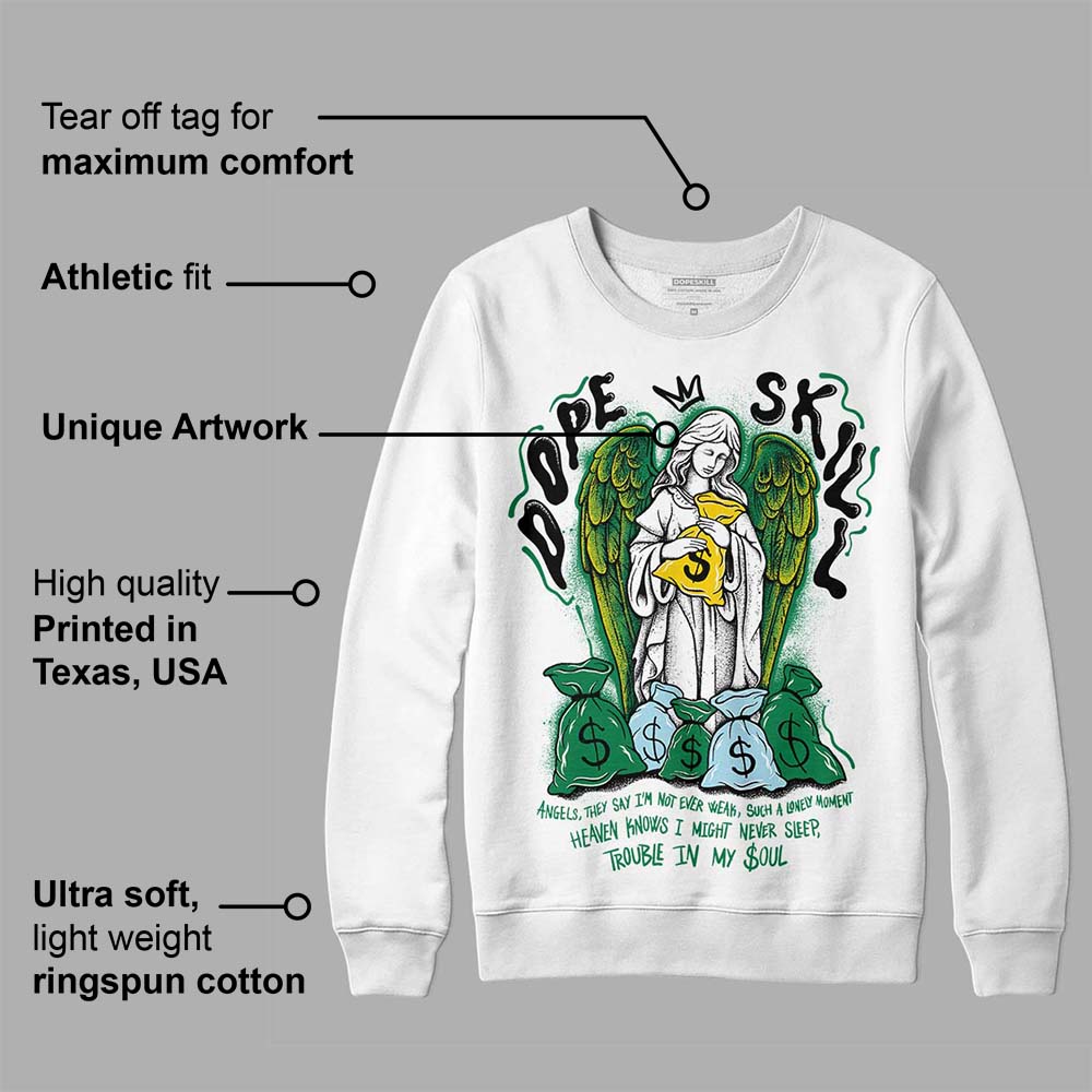 Lucky Green 5s superstreetwear Sweatshirt Angels Graphic