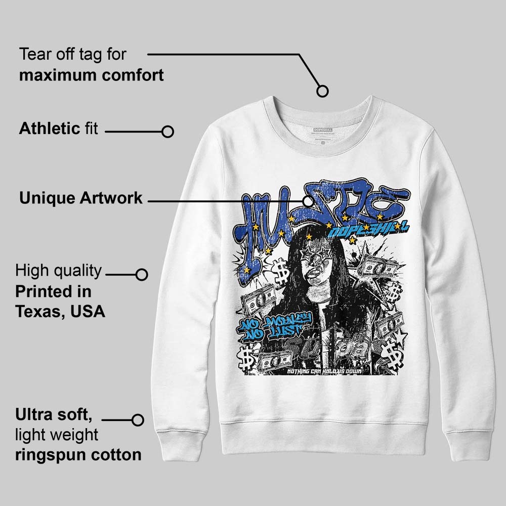 Royal Blue Collection superstreetwear Sweatshirt No Money No Lust Graphic