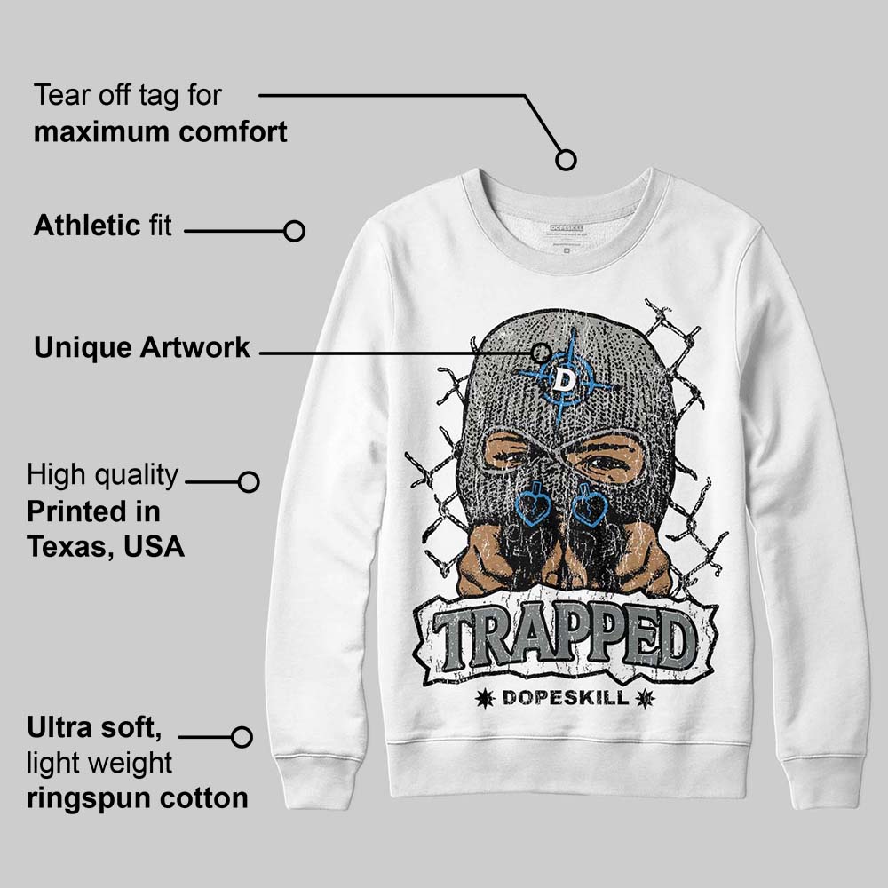 Cool Grey 9s superstreetwear Sweatshirt New Trapped Graphic