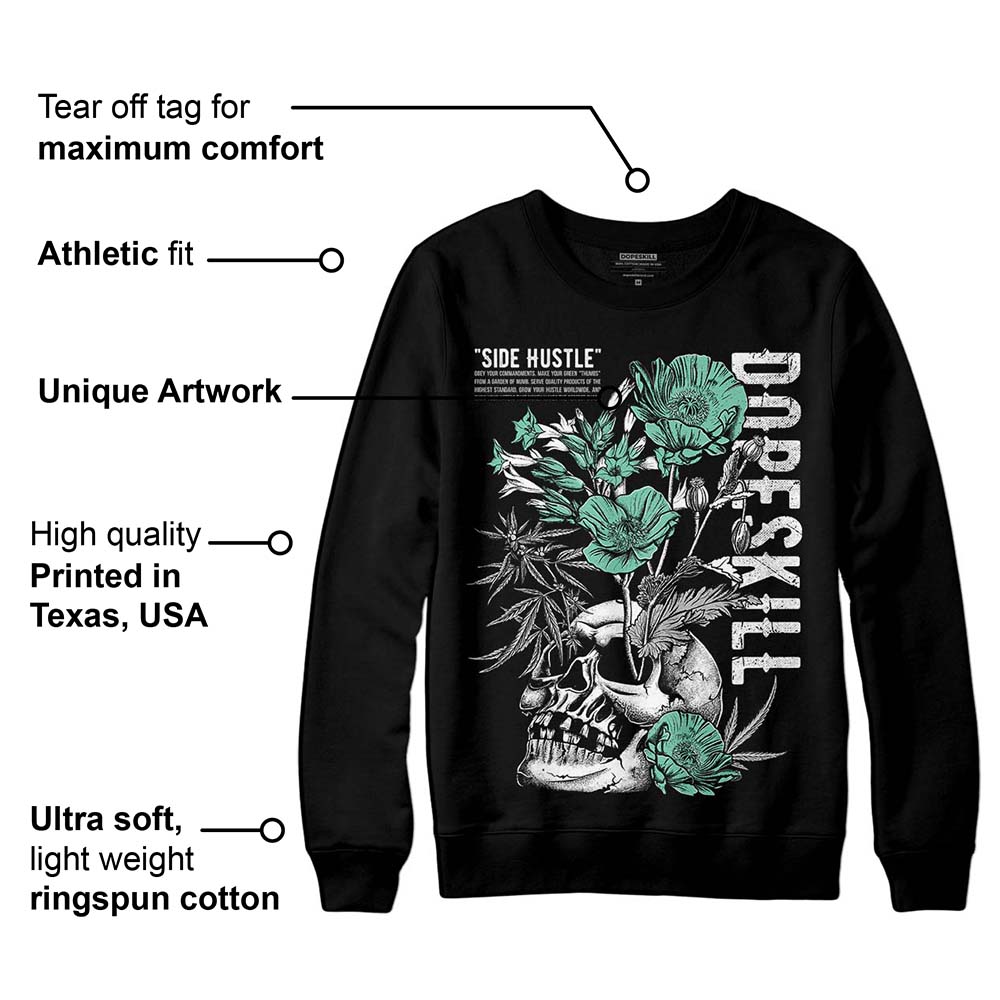 Green Glow 3s superstreetwear Sweatshirt Side Hustle Graphic