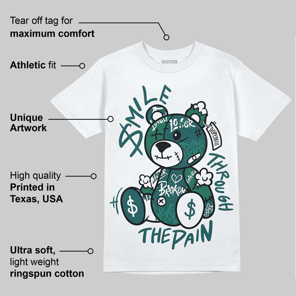 Oxidized Green 4s superstreetwear T-Shirt Smile Through The Pain Graphic