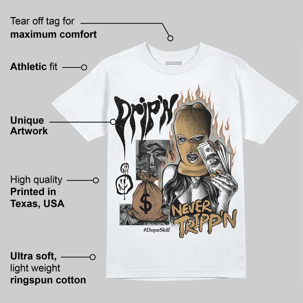 1906R a??White Golda?? superstreetwear T-Shirt Drip'n Never Tripp'n Graphic