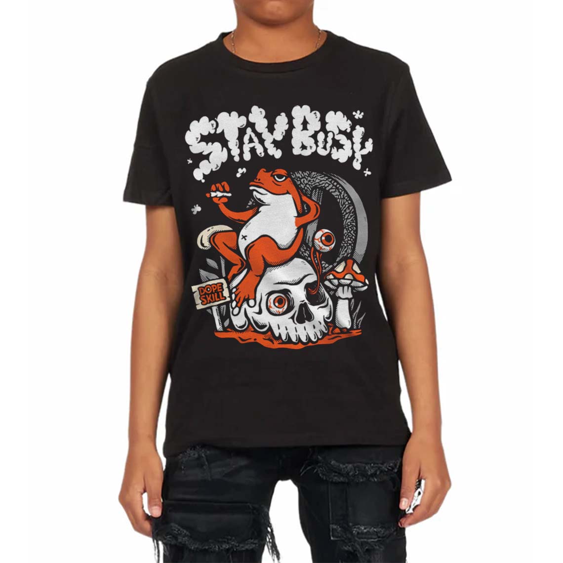 Georgia Peach 3s superstreetwear Toddler Kids T-shirt Stay Busy Graphic