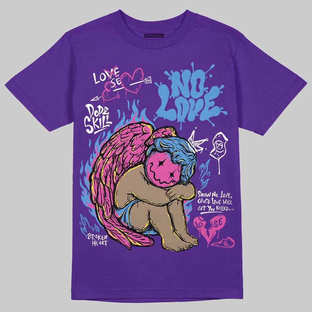 PURPLE Collection superstreetwear T-Shirt No Love Graphic