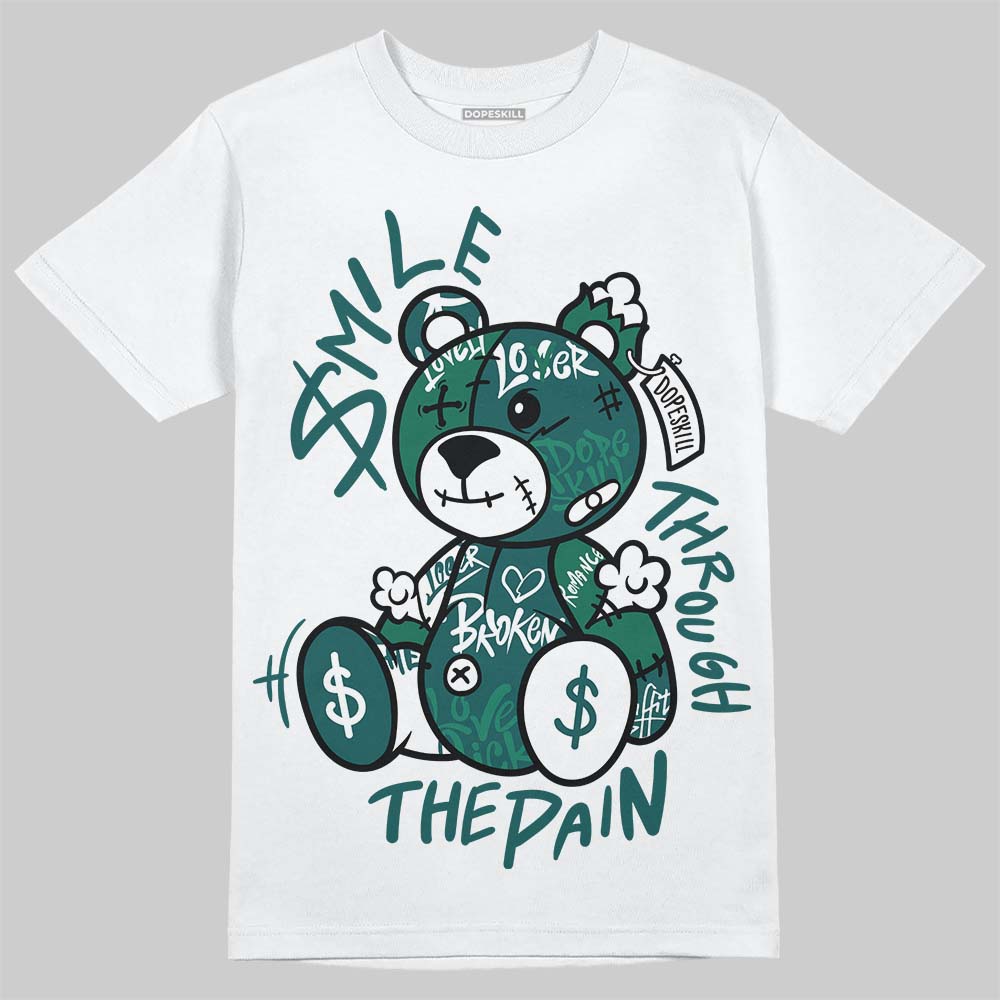 Oxidized Green 4s superstreetwear T-Shirt Smile Through The Pain Graphic