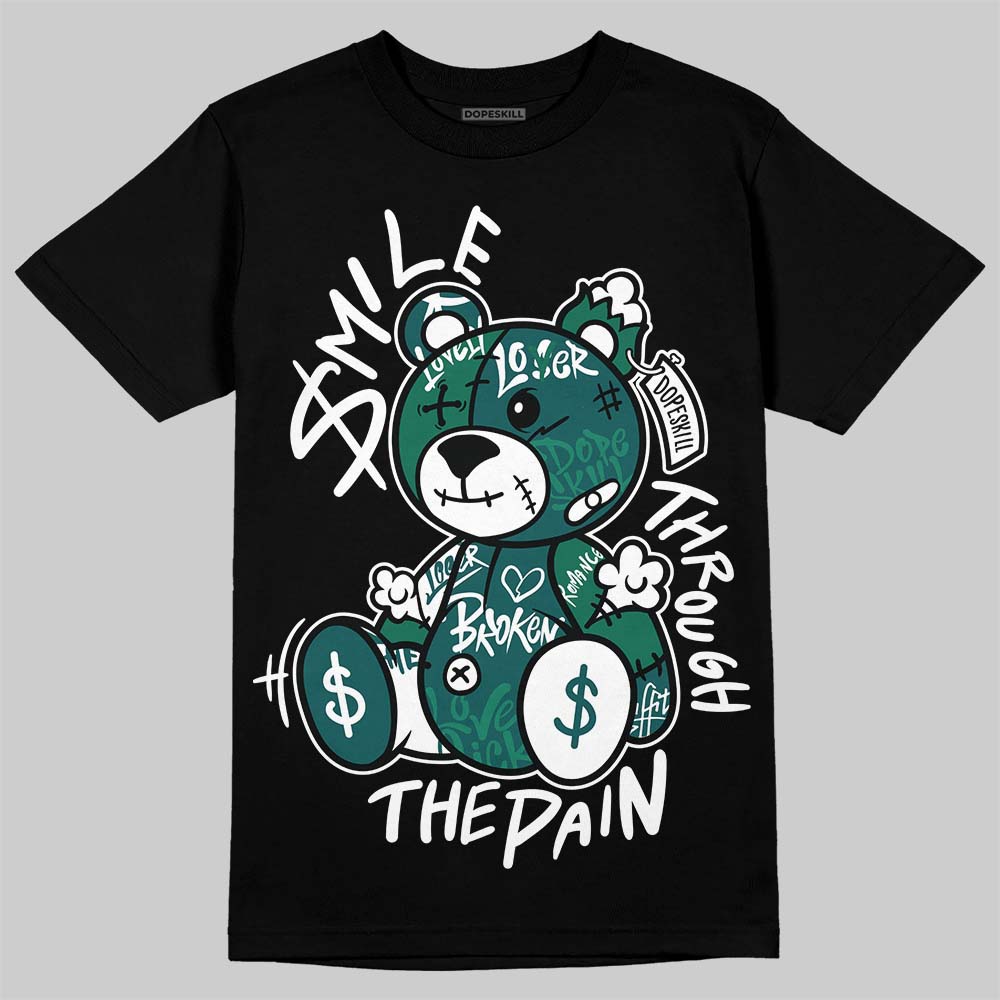 Oxidized Green 4s superstreetwear T-Shirt Smile Through The Pain Graphic