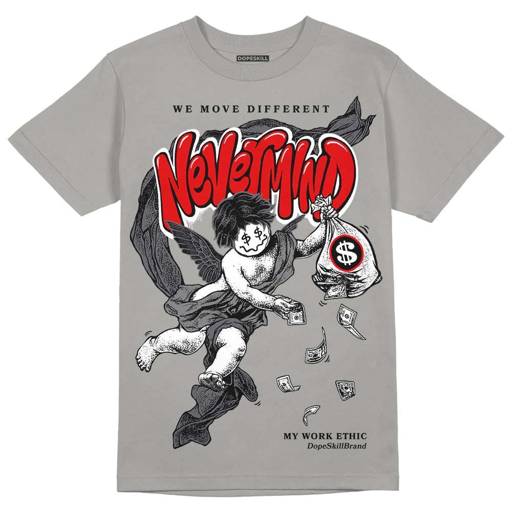 Wet Cement 4s superstreetwear Grey T-shirt Nevermind Graphic
